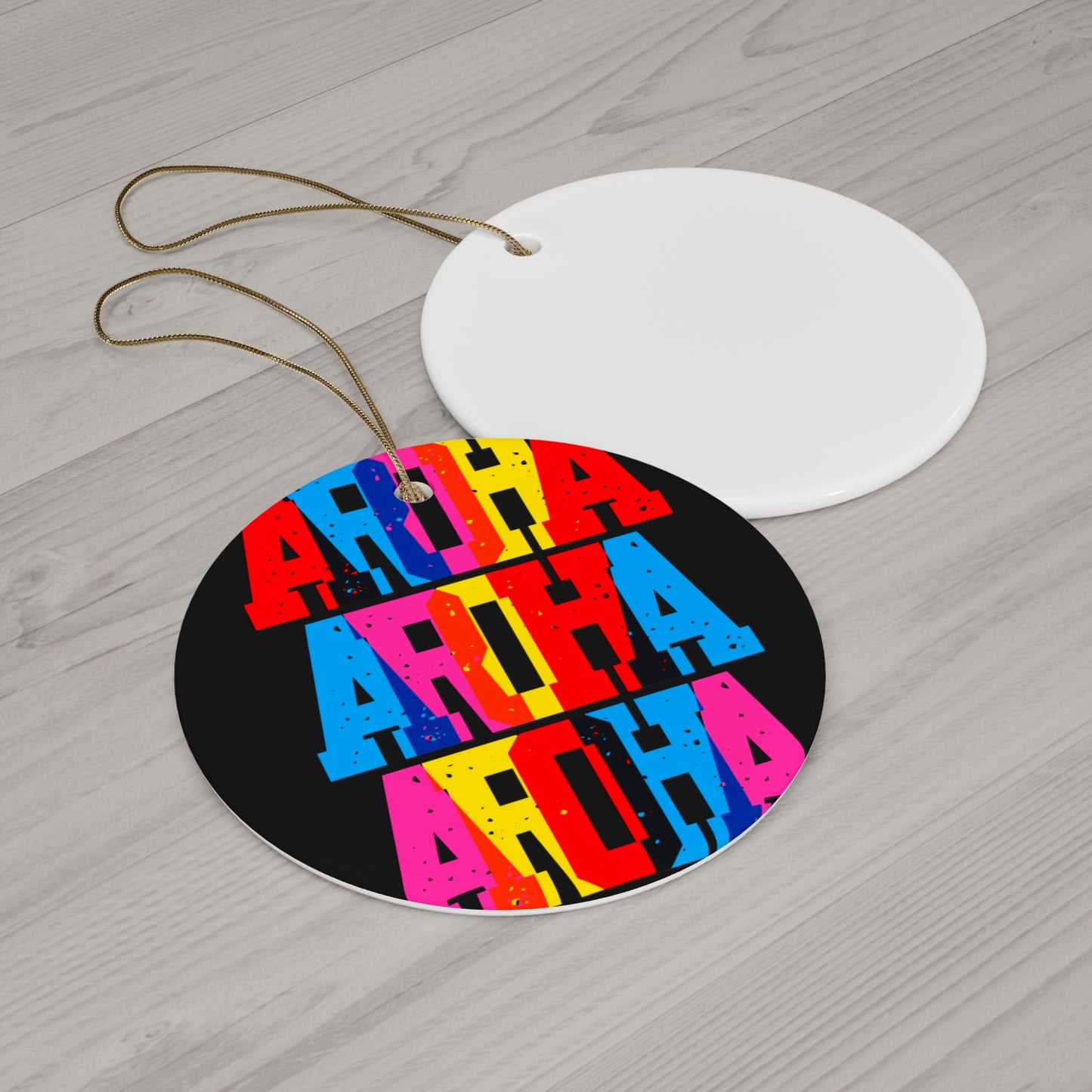 Ceramic Ornament, 2 Shapes ‘Aroha’ meaning Love