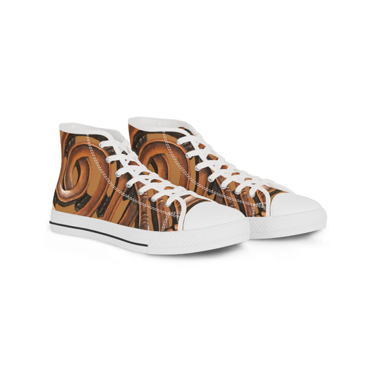 Custom Maori Design High Top Sneakers